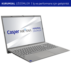 Casper Nirvana C650.1235-8V00X-G-F i5-1235U Freedos 8 GB 500 GB SSD