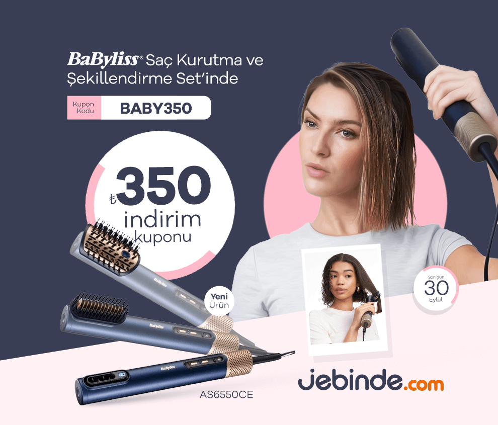 BaByliss Air Wand 350 TL Kupon Kodu