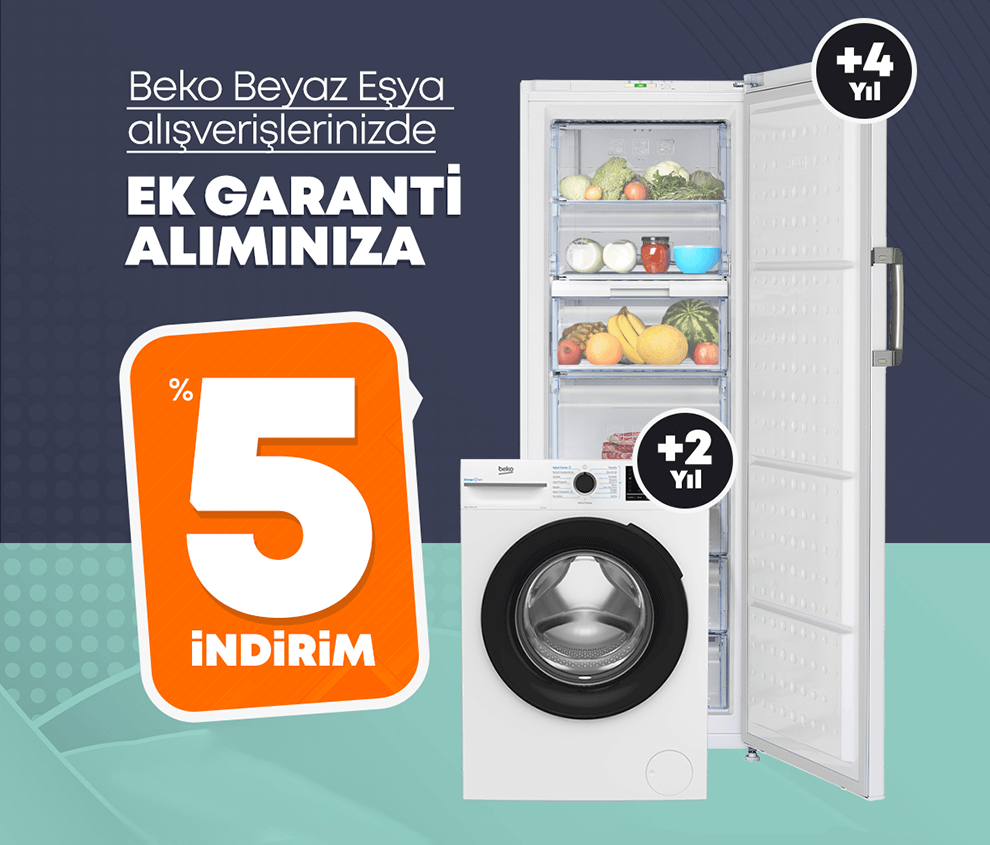 EK GARANTİ ALIMINIZA ÖZEL %5 İNDİRİM!