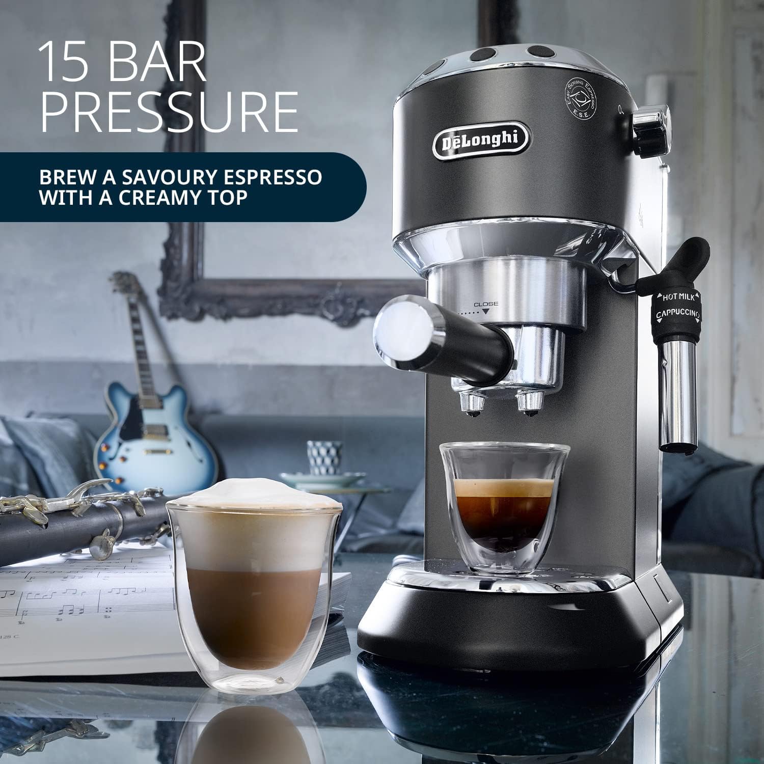 Delonghi EC 685.BK Dedica Siyah Espresso Makinesi Jebinde