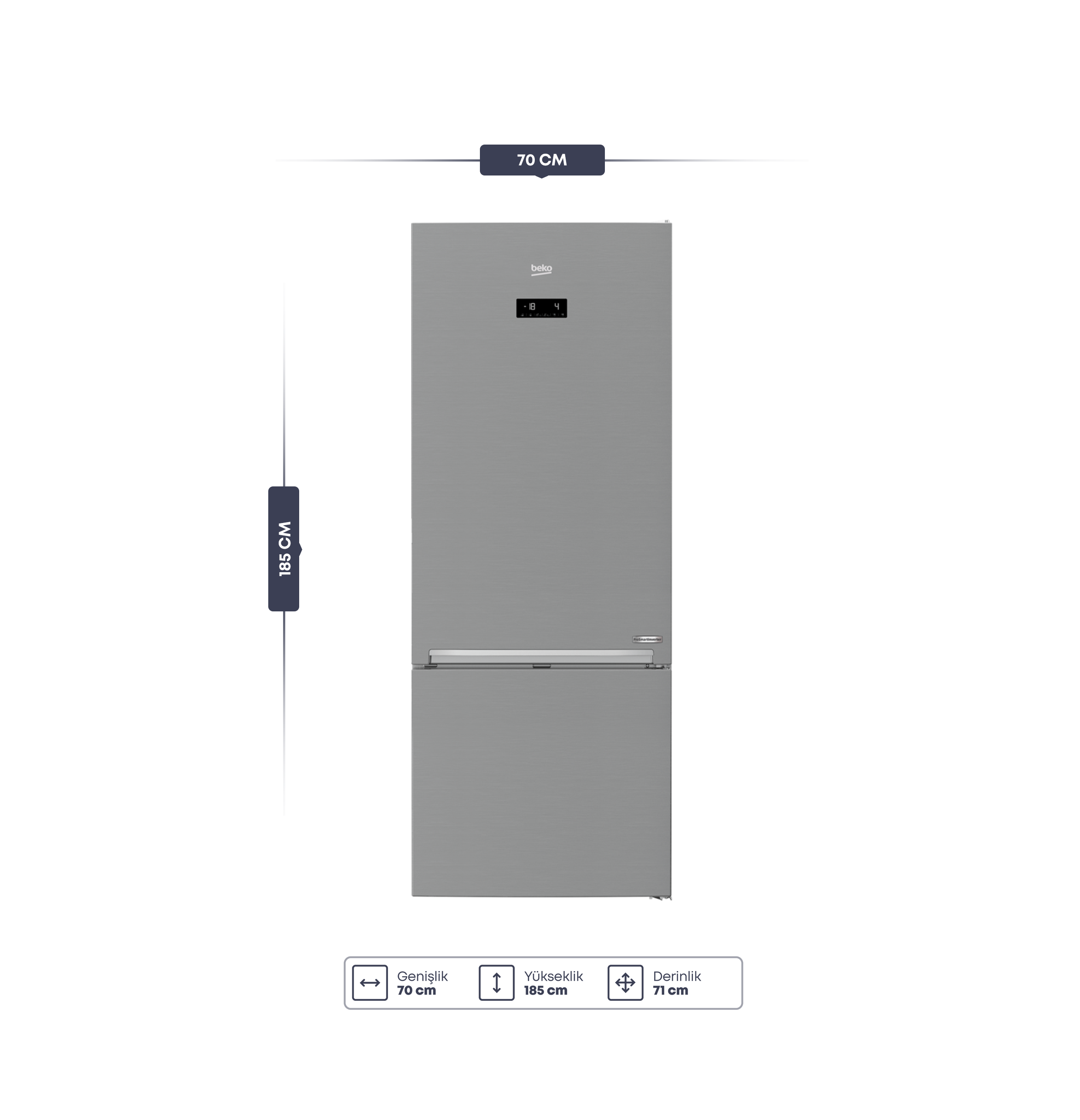 Beko 670531 EI No Frost Buzdolabı | Jebinde