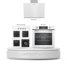 Beko Kare Ocaklı Beyaz Ankastre Set (BDE 6062 B + BFC 430 B + BOCD K 6510 EWB) ürün görseli