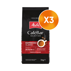 Melitta CafeBar Selection Espresso Classic Çekirdek Kahve 1KG 3'lü Set