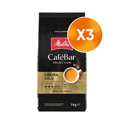 Melitta CafeBar Selection Crema Gold Çekirdek Kahve 1KG 3'lü Set