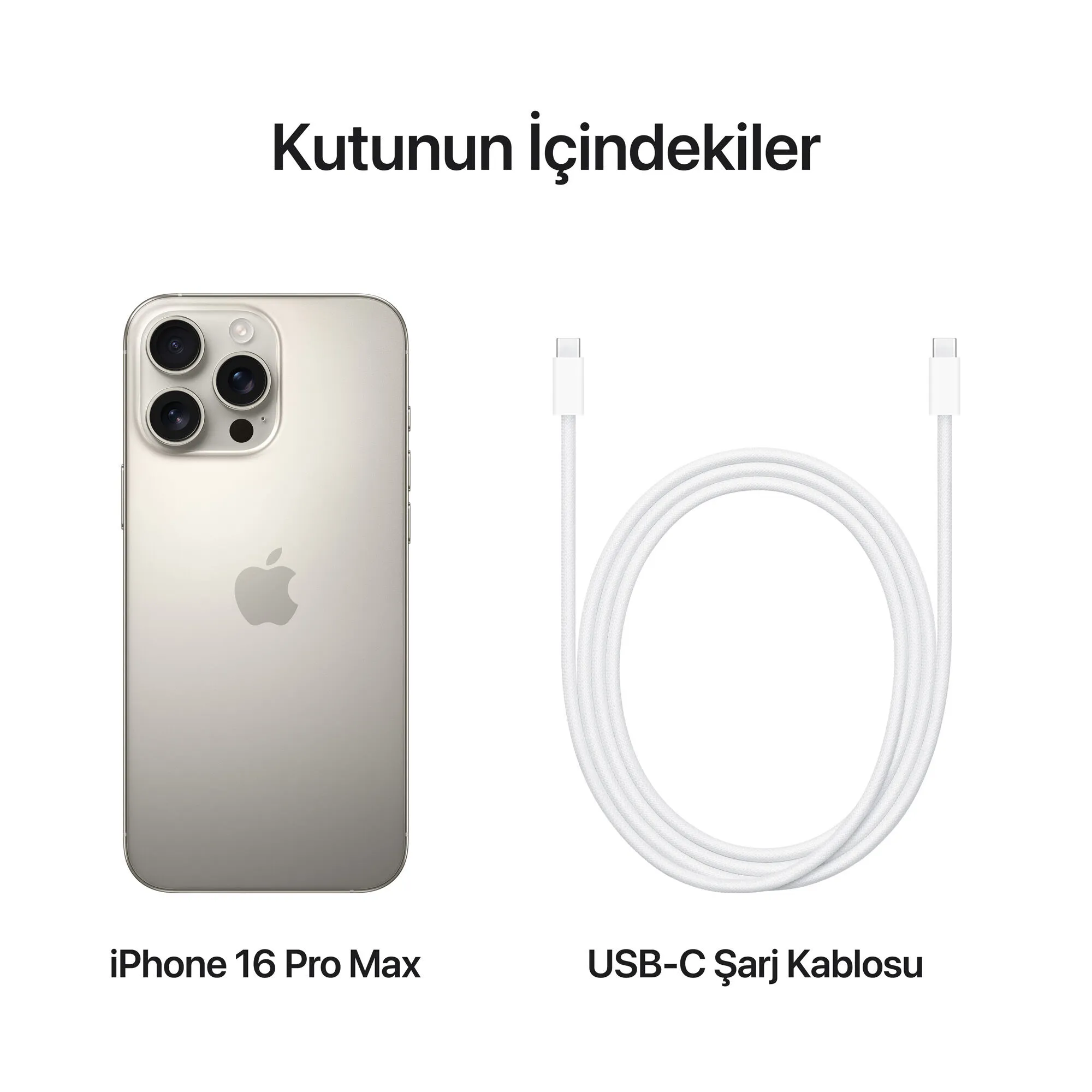 iPhone 16 Pro Max 1 TB Natürel Titanyum