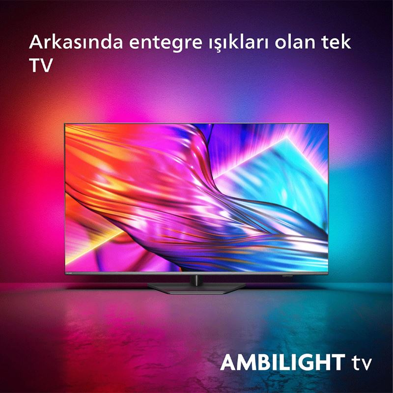 Philips 50PUS8909 50 inç 126 Ekran Uydu Alıcılı Smart 4K UHD Dolby Vision Dolby Atmos Titan OS Ambilight TV